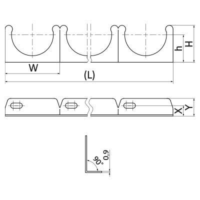 Elastyczny przewód dwuwarstwowy i materiały montażowe > Mocowanie przewodu rozdzielacza MPR